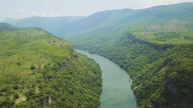 Sumidero Canyon in Chiapas Mexico