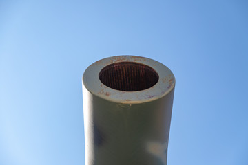 Exhibits old cannons and tanks