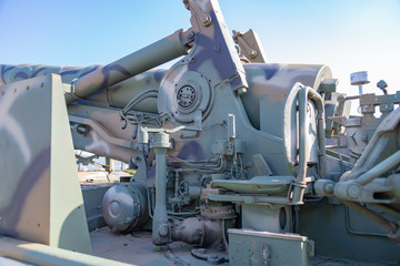 Exhibits old cannons and tanks