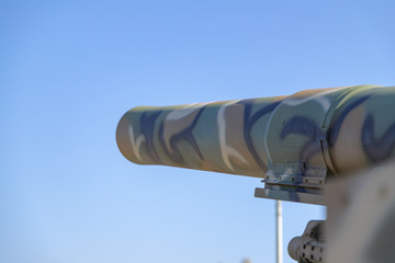 Exhibits old cannons and tanks