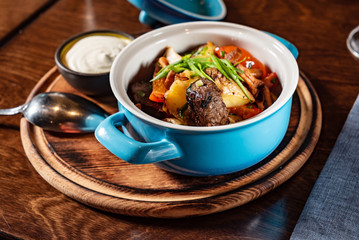 Beef stew with vegetables - Image