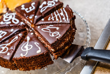 cake in the cafe