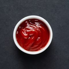 tomato sauce in the bowl