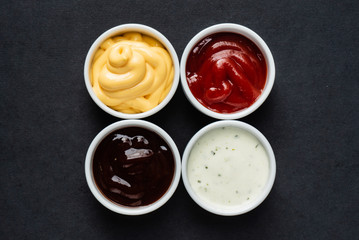 different kind of sauces