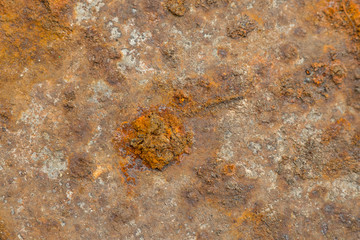 Rust texture background closeup