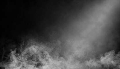 Abstract smoke with light effect. Lighting spotlighting texture overlays.