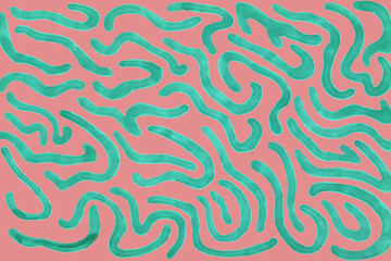 Sewing fabric with Hand drawn abstract background illustration - CottonBee