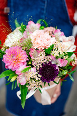nice bouquet in the hands