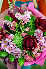 nice bouquet in the hands