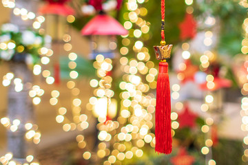 christmas tree with lights