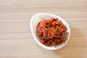 pasta with tomato sauce and basil