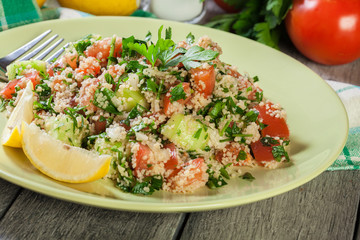 Tabbouleh salad with couscous
