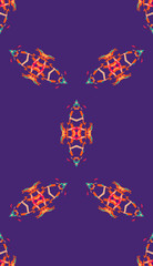 Abstract ethnic pattern in pastel shades. Design element for card, invitation, cover, wallpaper, tile, packaging, background. Tribal ethnic ornament in arabic style.