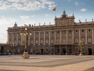Fototapeta premium Palacio Real en Madrid