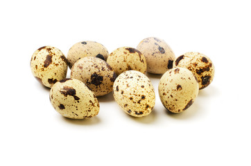 Fototapeta premium Quail eggs isolated