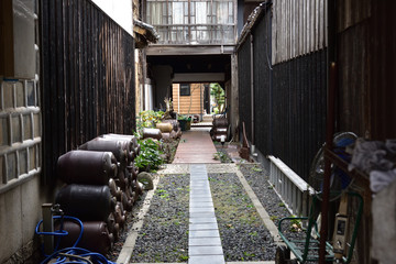 Naklejka premium 日本の古い建物