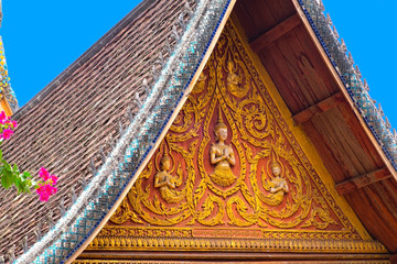 laos, mekong shores : vat long khoun temple