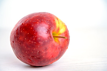 red fresh apple