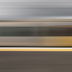 Blurred speeding train background           