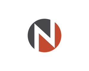 N Letter Logo Template