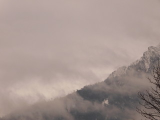 Swiss winter nature minimalism, Canton of Valais
