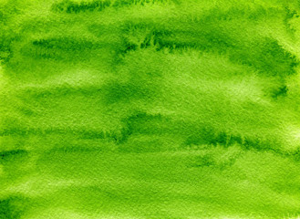 Fototapeta na wymiar Green abstract watercolor background