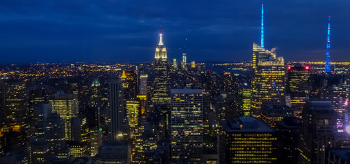 Fototapeta na wymiar new york city at night