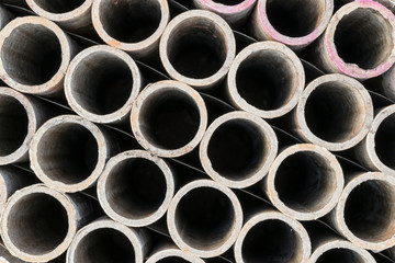 remains of a used fireworks battery