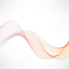 Abstract vector background, blue and green waved lines for brochure, website, flyer design. Transparent smooth wave.