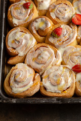 Fresh cinnamon rolls