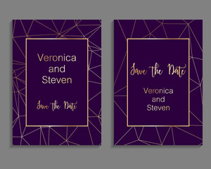 Set of luxury cover templates. Vector cover design for wedding invintation, placards, banners, flyers, presentations and business cards