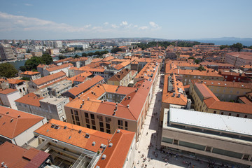 Fototapeta na wymiar City of Zadar Dalmatia region of Croatia