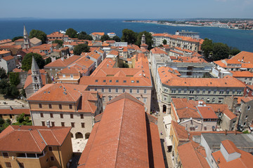 Fototapeta na wymiar City of Zadar Dalmatia region of Croatia
