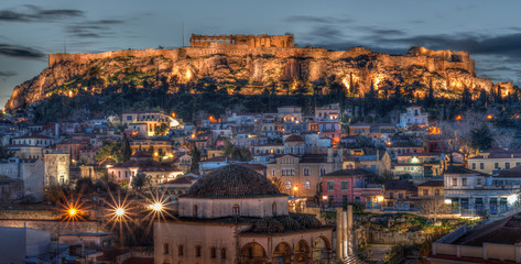 Sunrise at the Athens Acropolis