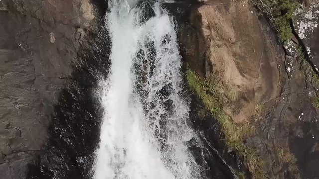 Escarpment waterfall in Queensland Australia