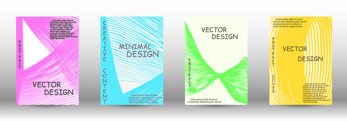 A set of modern covers.