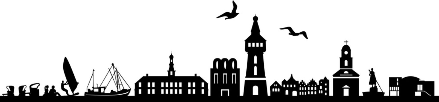 Husum Skyline Landscape