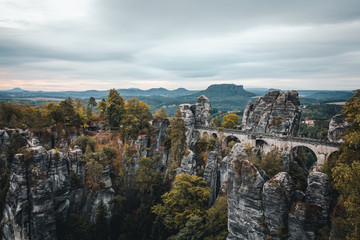 Fototapeta premium Bastei am Morgen