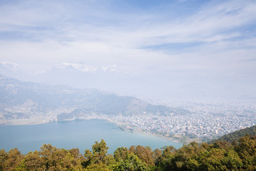 Fototapeta na wymiar Mountains view of The Himalayas
