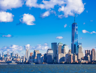 Fototapeta premium ニューヨーク マンハッタンの摩天楼