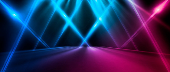 Abstract background with lines and glow