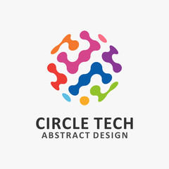 Circle tech logo design