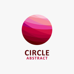 Abstract circle logo design