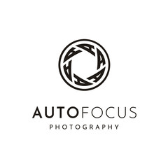 Shutter Lens with initial A for Photography / Photographer Logo design