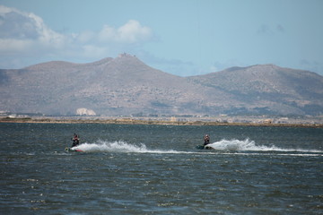 tavole da kite all' orizzonte