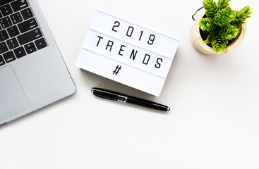 2019 TRENDS Business Concept