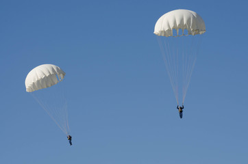 paraglider in the sky
