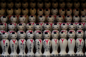 group of dolls