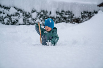 Neuschnee in den Alpen
