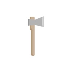 Vector Illustration Of Flat Icon Axe Isolated On Clean Background